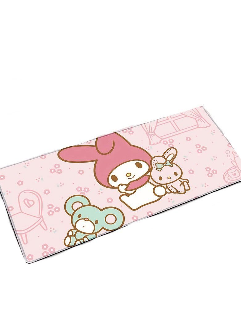 Y&D Kuromi Melody Cinnamoroll Large Gaming Keyboard Mouse Pad Non-Slip Rubber Cloth Computer Game Children Mat For Boys Girls - Image 1