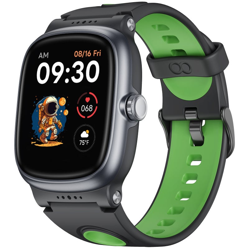 anyloop ALK1 Kids Smartwatch Boys Girls Smartwatch with Sleep | Health | Activity Tracker | Games | Alarm Clock IP68 Waterproof Kids Fitness Watch with Pedometer Family Account Toy Gift for 4-16 Years Olds - Image 1