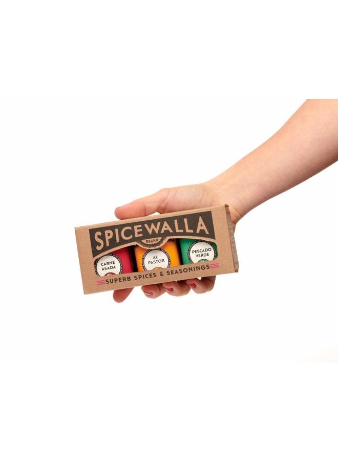 Spicewalla Taco Seasoning 3 Pack | Carne Asada, Al Pastor, Pescado Verde | Gluten Free, Non-GMO, No MSG, Gift Set - Image 3