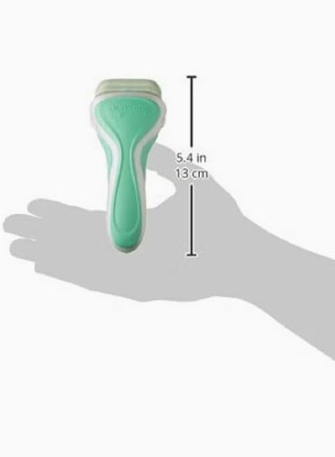 schick Intuition 2 Sensitive Care Set in White and Green - Image 3