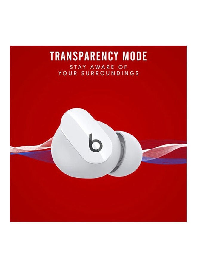 beats Dr. Dre Studio Buds Noise-Canceling True Wireless In-Ear Headphones White - Image 3