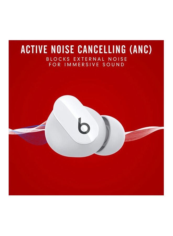 beats Dr. Dre Studio Buds Noise-Canceling True Wireless In-Ear Headphones White - Image 2