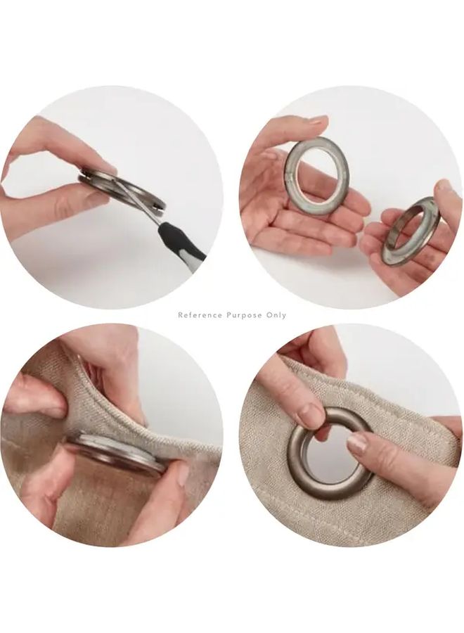 Plastic O Ring For Blinds Curtains White Heavy Duty Noise Reducing 5pcs Replacement Ring Modern Design Roman Venetian Window Treatments Shower Doors Curtain Rods Easy Installation Corrosion Resistant - Image 5