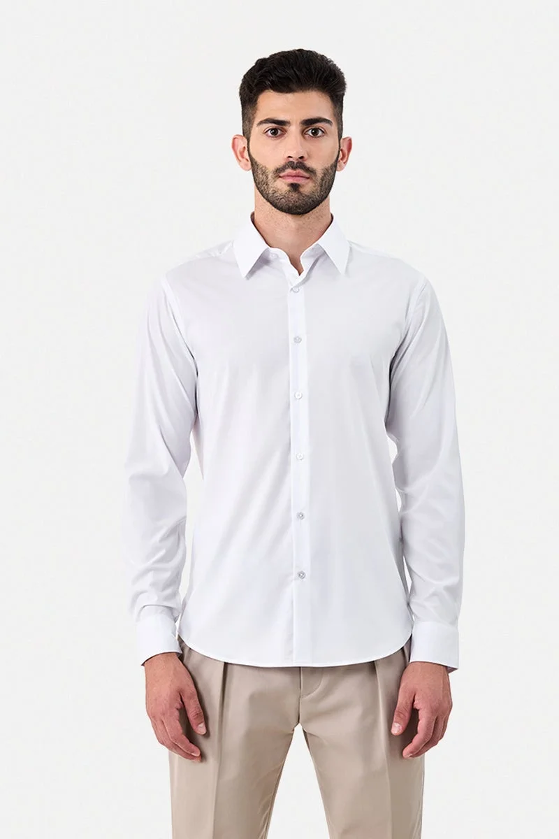 سنيتش قميص فاخر بقصة ضيقة