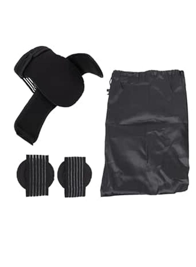 Adjustable Foot Drop Brace Plantar Fasciitis Orthosis with Breathable Ankle Support Black - Image 1