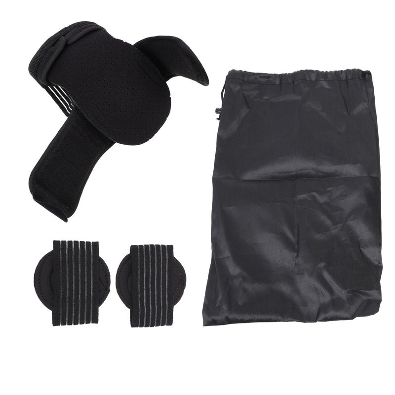 Adjustable Foot Drop Brace Plantar Fasciitis Orthosis with Breathable Ankle Support Black - Image 2