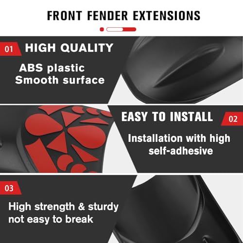 CHIFUN Front Fender Mudguard Extender Wheel Cover Splash Guard Extension Replacement for Honda RebeL 1100 CMX1100 CMX 1100 2021-2024 Motorcycle Dust Guards Accessories - Image 2