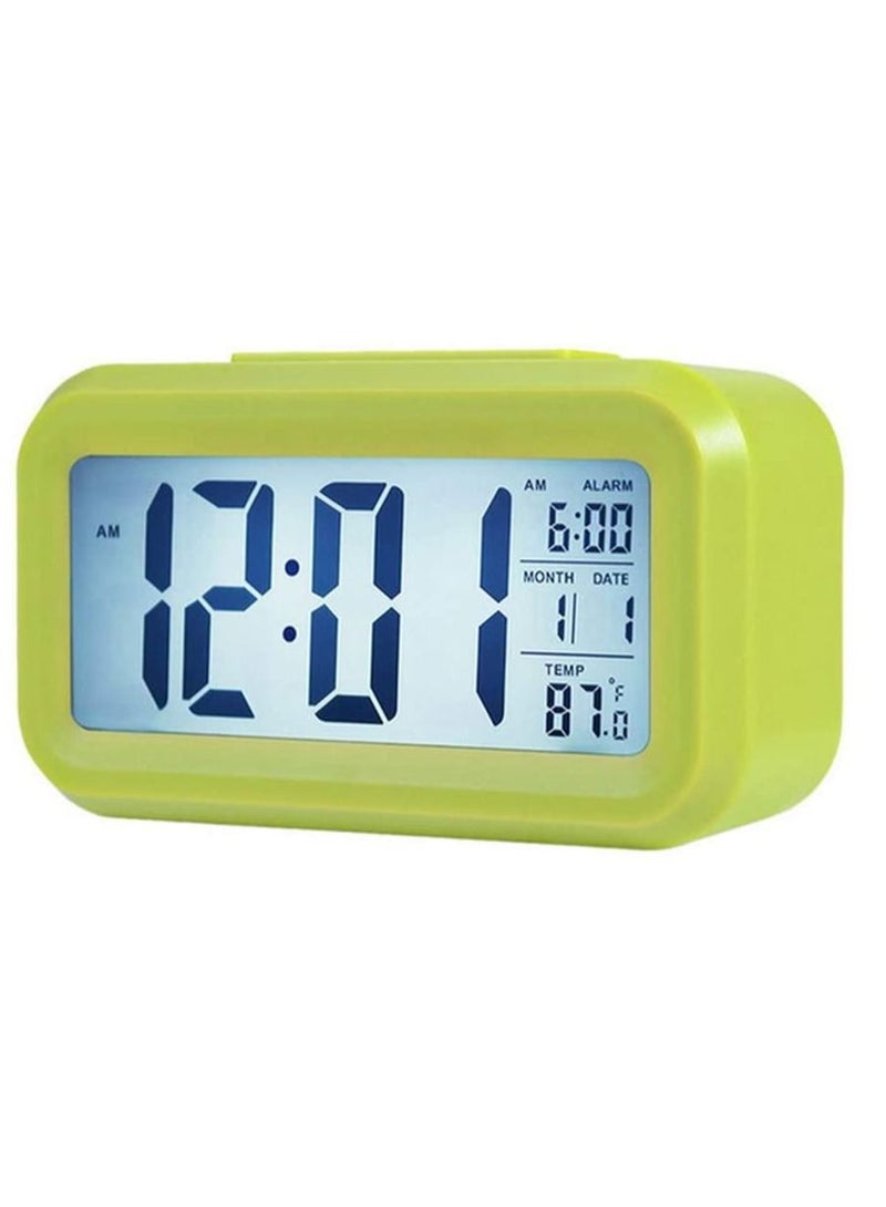 Toshionics Digital LCD Display Alarm Clock with Snooze Date Temperature - Image 1