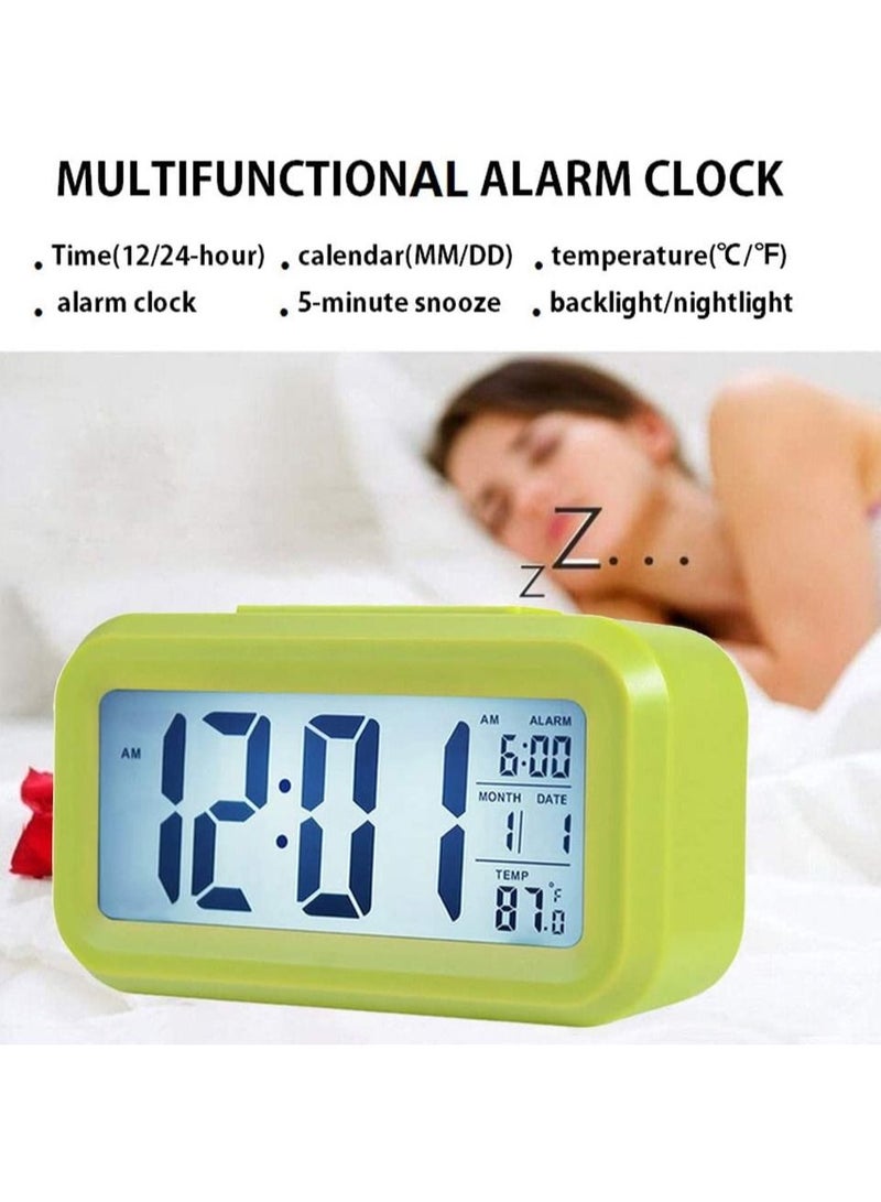 Toshionics Digital LCD Display Alarm Clock with Snooze Date Temperature - Image 4