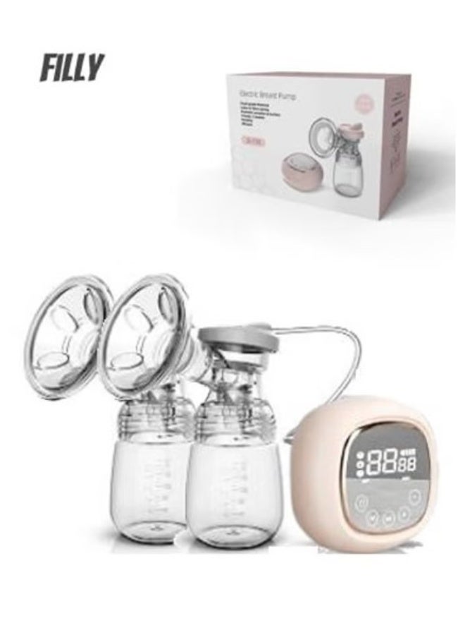 فيلي مضخة حليب الكهربائية المزدوجة خالية من مادة BPA، قابلة لإعادة الشحن، أوتوماتيكية مع 3 أوضاع × 9 مستويات، الرضاعة (ألوان متنوعة) - Image 1