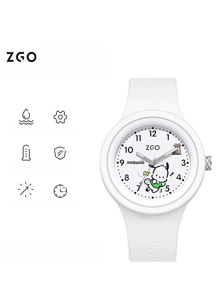 ZGO Children's School Start Gift Watch, Student Style Watch, Cute Cartoon Silicone Watch - Image 1