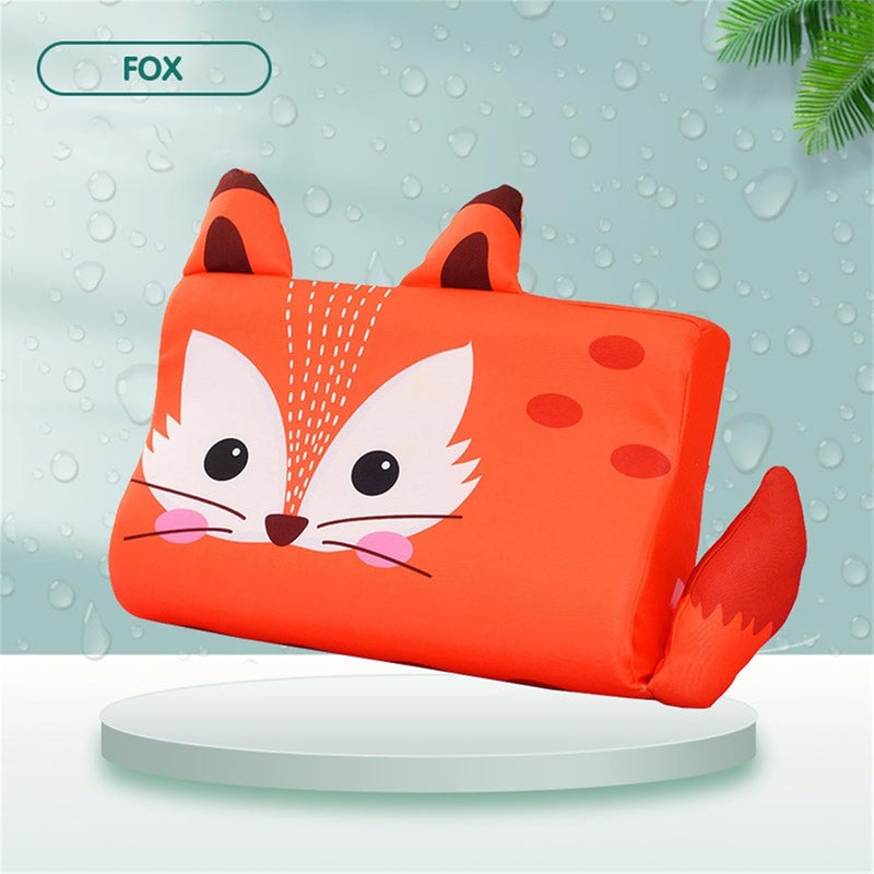 Children's breathable neck pillow, cartoon animal pattern children's pillow, baby home bedroom sofa travel pillow, skin-friendly and comfortable pillow core - Image 4