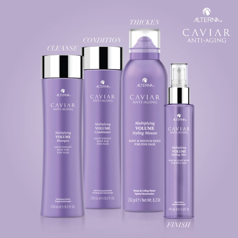 Alterna Haircare CAVIAR Anti-Aging Multiplying Volume Conditioner Travel Size 1.35 Fl Oz | For Fine, Limp or Thin Hair | Create Instant Volume and Thickness | Sulfate Free - Image 2