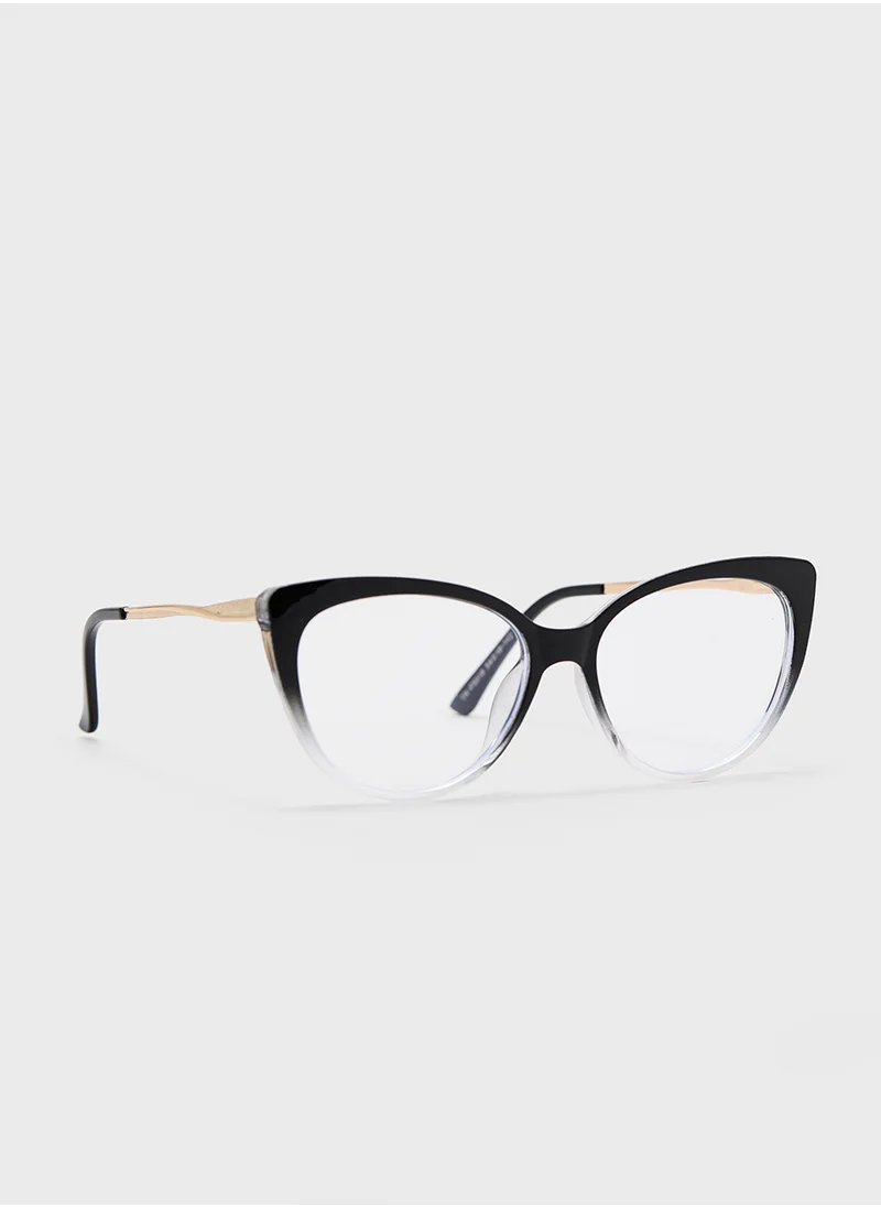 ايلا Anti Blue Laptop Optic Cat Eye Lens Glasses