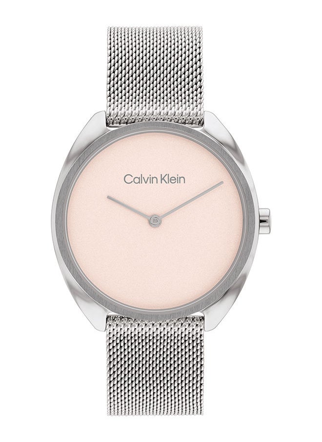 CALVIN KLEIN Women's Analog Round Shape Stainless Steel Wrist Watch 25200269 - 34 Mm  - Image 1