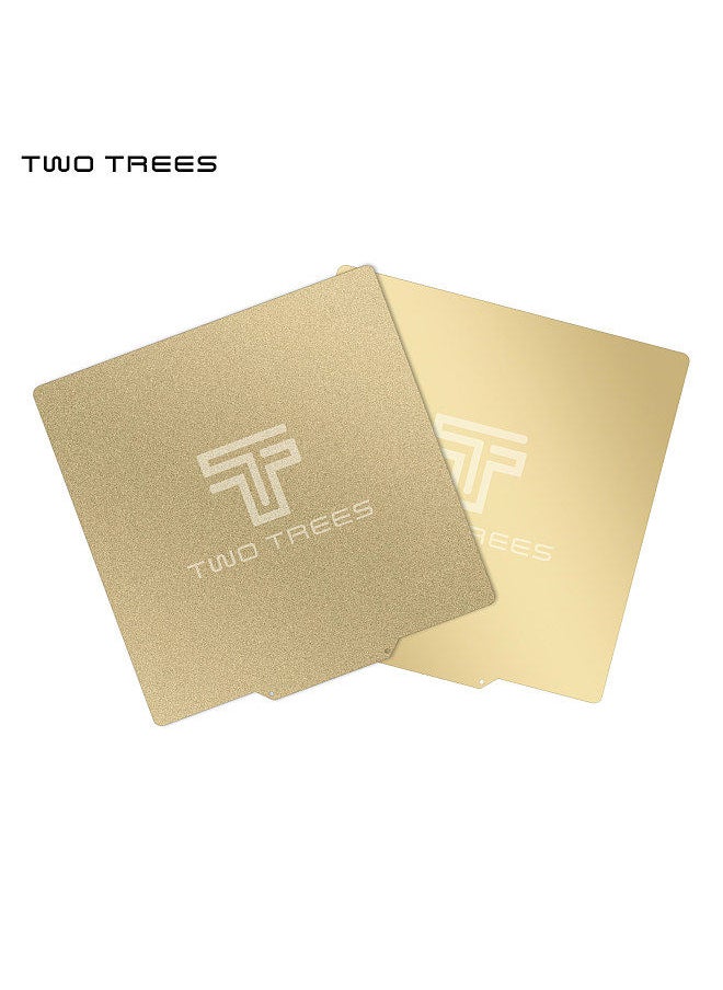 Two Trees - PEI Sheet Print Bed + Magnetic Sticker Flexible Removable Spring Steel Build Surface with Adhesive Backing 235*235mm Compatible with Odin-5 F3 / BLU-3 / SP-3 / Shark V2 3D Printer - Image 1