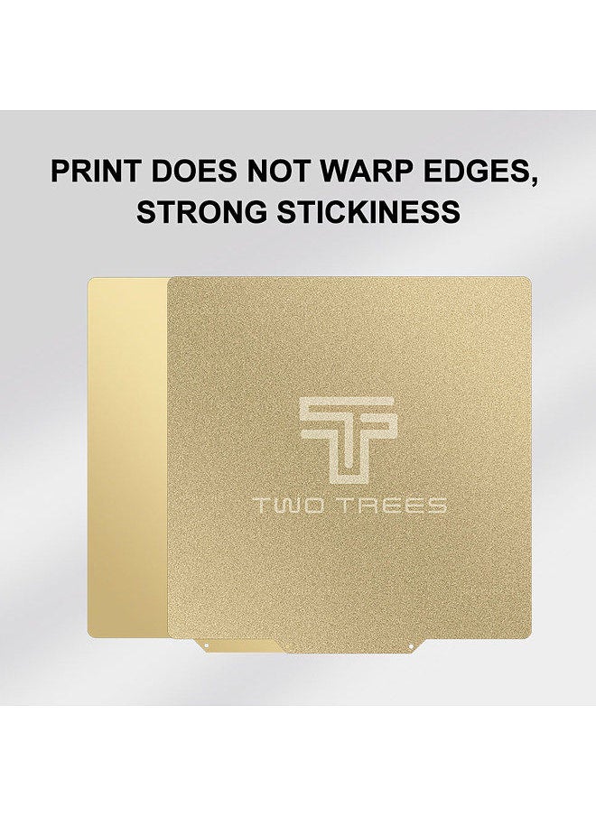 Two Trees - PEI Sheet Print Bed + Magnetic Sticker Flexible Removable Spring Steel Build Surface with Adhesive Backing 235*235mm Compatible with Odin-5 F3 / BLU-3 / SP-3 / Shark V2 3D Printer - Image 1