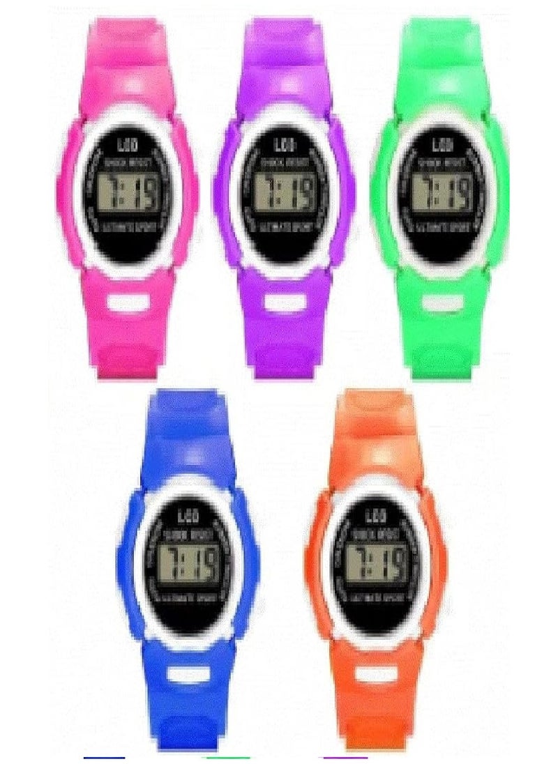 Generic - Fashion Sports Watch For Kids Children Led Digital Watch Ultra Light Silicone Strap Teen Boys Girls Wristwatch Unisex - Image 1