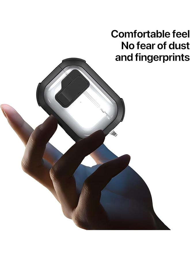 DUX DUCIS - Pecn Series Airpods Case Designed For Airpods 3 2021 Protective Wireless Charging Case Armor Earphone Cover With Keychain Khakiblack - Image 1