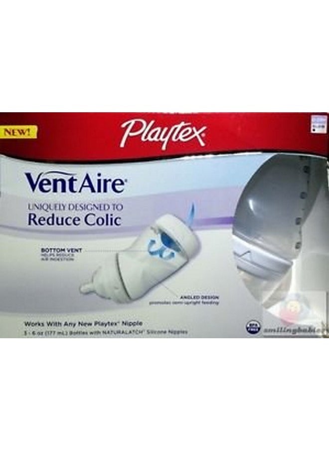 playtex - Ventaire Bottles With Naturalatch Silicone Nipples Slow Flow (3 Pack) - Image 1