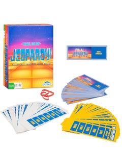 Outset Media Jeopardy The Card Game Travel Quiz Game With 108 Answers And Questions Ages 12+  - Image 2