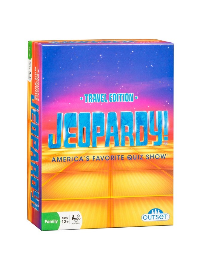Jeopardy The Card Game Travel Quiz Game With 108 Answers And Questions Ages 12+