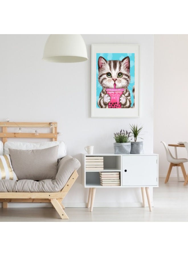 نيبمينينت لوحة زيتية على قماش الكانفاس لديكور الحائط والمنزل يمكنك لصقها بنفسك متعدد الألوان - Image 4