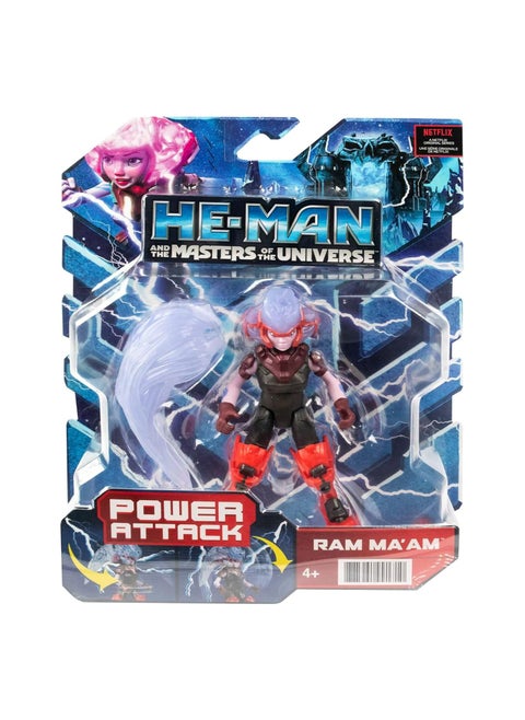 Masters of the Universe He-Man and The Toy, Ram Ma’am Action Figure, Power Attack Move and Accessory