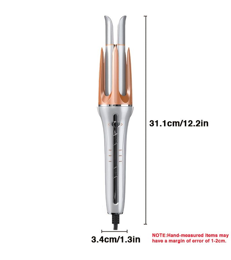 Automatic Hair Curling Wand Silvery Professional Styling Tool For Creating Loose Waves And Defined Curls Salon Quality For Women Everyday And Special Occasion Use - Image 2