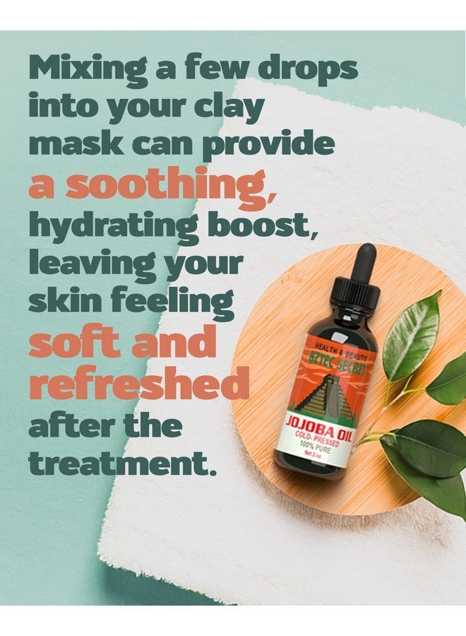 Aztec Secret 100% Pure Jojoba Oil, 2 OZ - Deep Hair & Skin Moisturizer - Cold-Pressed and Unfiltered - Image 2