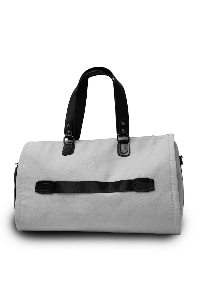 Crossland CROSSLAND Multifunctional Convertible Garment Duffel Bag Suit Storage Bag With Shoe Pouch Large Capacity Carry On Luggage For Travel -Cashmere  - Image 5