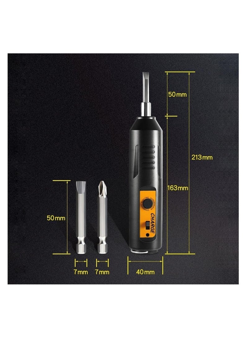SYOSI Electric Screwdriver Set - Portable & Rechargeable Mini Cordless Power Screwdriver Kit (12 pcs) for Home Use  - Image 5
