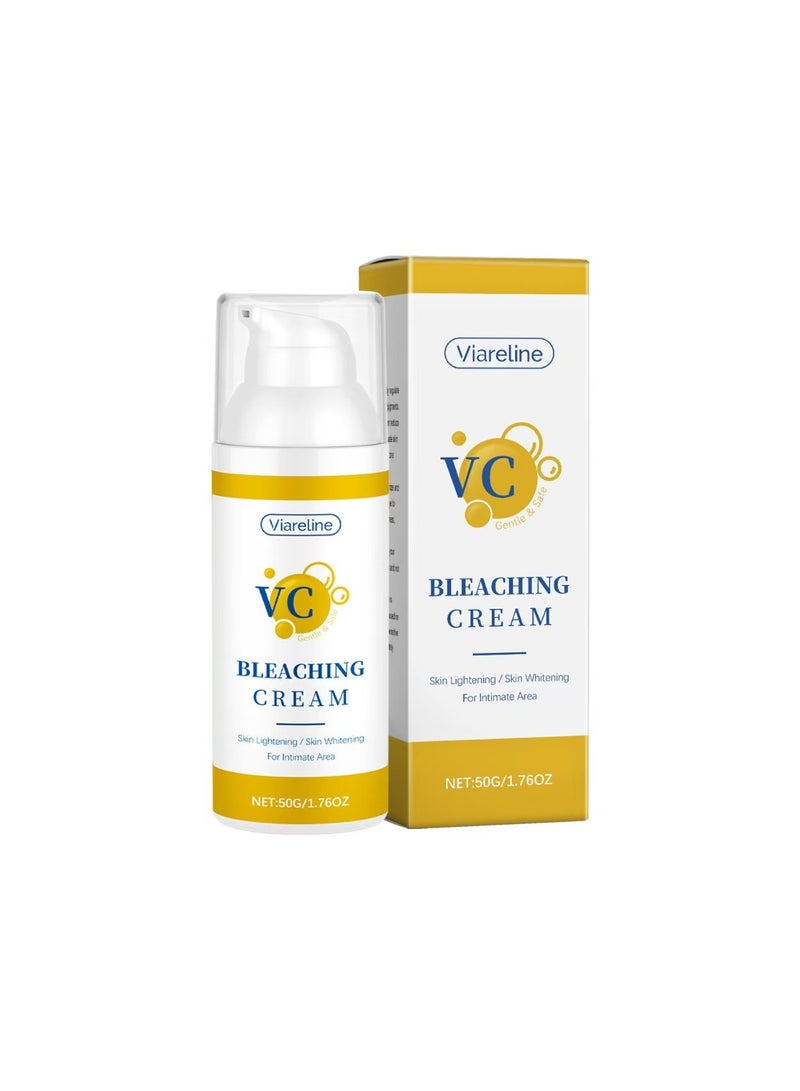 Viareline Skin Bleaching Cream Skin Lightening for Body Intimate Areas, Private Parts, Underarm, Knees, Elbows, Inner Thigh, Bikini Area, Whitening Cream Dark Spot Remover For Intimate Areas - Image 1
