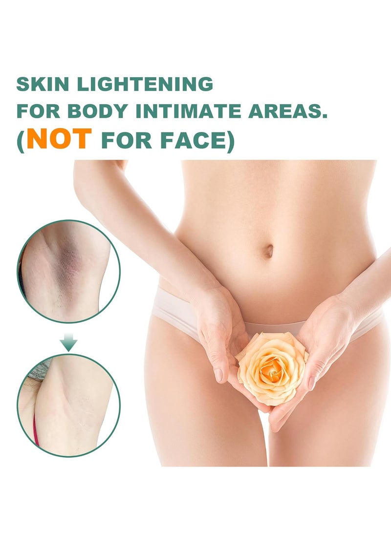Viareline Skin Bleaching Cream Skin Lightening for Body Intimate Areas, Private Parts, Underarm, Knees, Elbows, Inner Thigh, Bikini Area, Whitening Cream Dark Spot Remover For Intimate Areas - Image 3