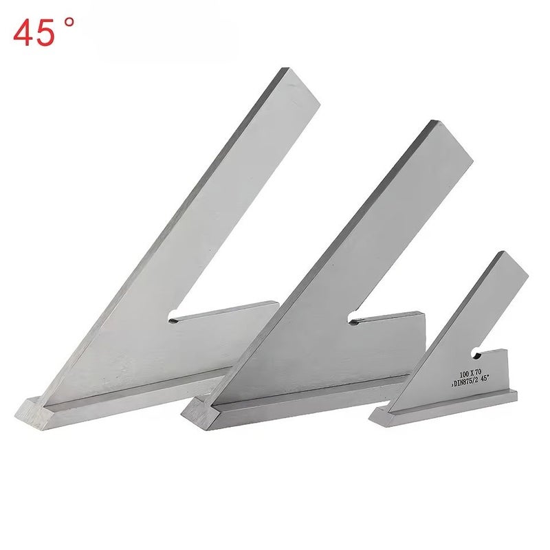 أداة قياس زاوية هندسية مربعة درجة الدقة 45، فولاذ مقوى مقاس 59.06 بوصة × 39.37 بوصة - Image 5