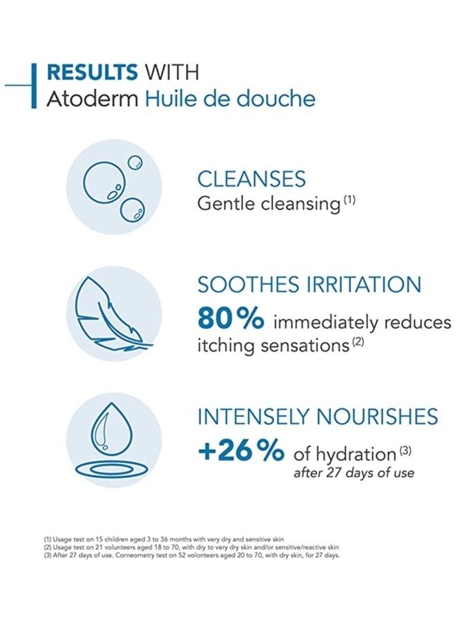 Bioderma Atoderm Huile De Douche Soothing lipid-replenishing cleansing oil 200ml - Image 4