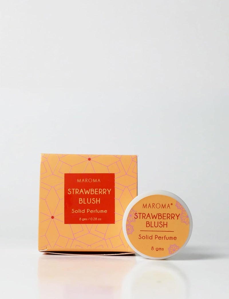Maroma Maroma Solid Perfume Strawberry Blush 8 Gms  - Image 2