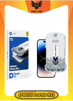 UNBLACK iPhone 14 Pro Max LITO Magic Box D+ Tools Full Glass Screen Protector - Clear