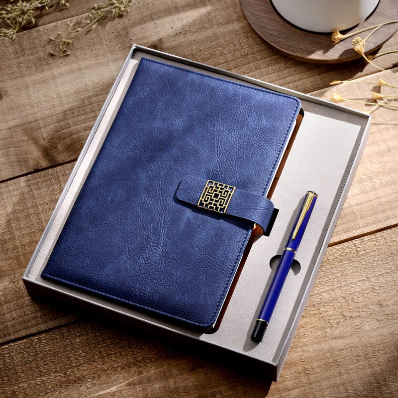 Guofeng Annual Meeting Notebook Gift Box Office Notepad Printable Logo Business Company Meeting Customer Teachers And Students - Image 1