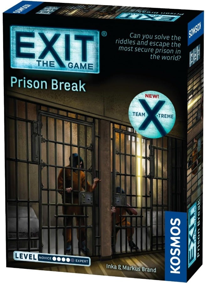 ثامز آند كوسموس Exit: Prison Break - Thames & Kosmos EXIT: The Game| Escape Room | Co-op Games | 1+ Players | Brainteasers | Ages 12+ - Image 1
