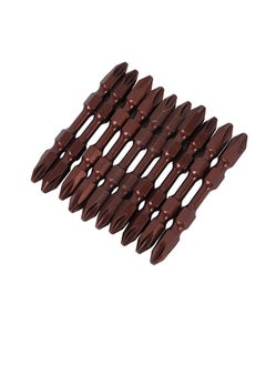 LAWAZIM Screwdriver Bit Set -10 Piece- Double-End Cross-Head, 65mm Nickel-Plated, Anti-Slip Wear-Resistant Bits for Home Repairs, DIY Projects, Professional Use, Woodworking Automotive Precision Tasks  - Image 2