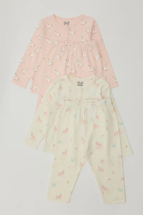 R&B 4 Piece Printed Clothing Set