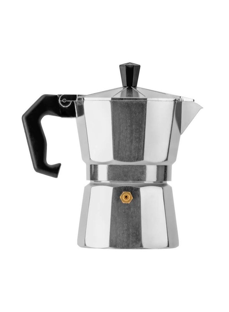 Moka Stove Coffee Maker,  5 Oz Aluminum Moka Pot Espresso Maker Stovetop Espresso Coffee Pot Traditional Moka Pot Italian Stove Coffee Authentic Italian Espresso for Gas and Electric Stove  - Image 1