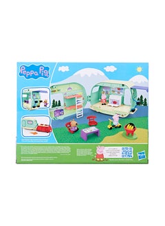 Peppa Pig Caravan Playset with 3 Figures and 6 Accessories, Preschool Toys for 3 Year Old Girls and Boys and Up  - Image 3