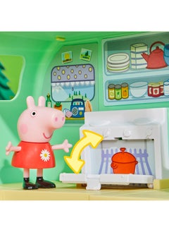 Peppa Pig Caravan Playset with 3 Figures and 6 Accessories, Preschool Toys for 3 Year Old Girls and Boys and Up  - Image 5