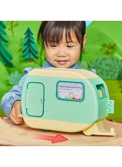 Peppa Pig Caravan Playset with 3 Figures and 6 Accessories, Preschool Toys for 3 Year Old Girls and Boys and Up  - Image 4