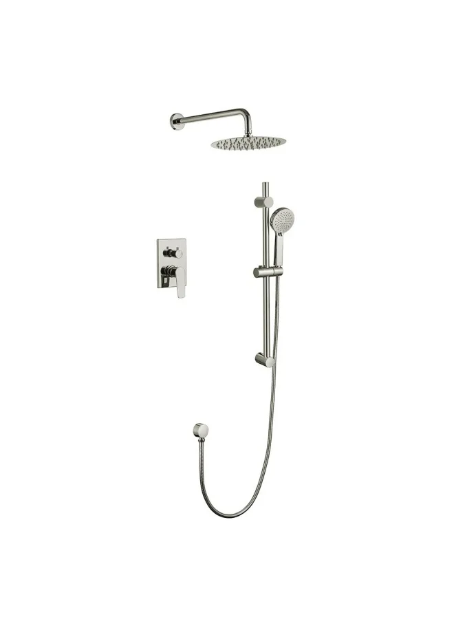 DANUBE HOME Milano Calli Concealed Shower Mixer Complete Set Brushed Nickel- Made In China