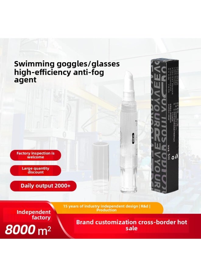 Generic - Swimming Goggles Anti-fogging Agent Swimming Glasses Anti-fogging Spray Swimming Goggles Special Defogging Anti-fogging Agent Application Professional Anti-fogging-Color:smearing Type Antifogging Agent - Image 1