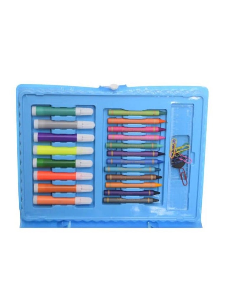 Lion Design Assorted Coloring Supplies Bag Set, 68 Pieces - Multicolor 