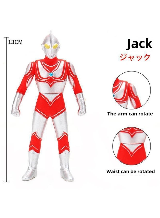 13CM Ultraman Soft Plastic Tiga Style Maltos Galaxy Zero Tiga Superman Children's Hot Toys Wholesale-Color:47, Jack - Image 1